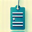 Icon representing a price tag or form submission.